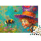 lihuogongsio Bienen und Clowns Puzzle 1000 Teile Puzzle Für Erwachsene Mad Hatter Geschicklichkeitsspiel Für Die Ganze Familie Premium Quality Schöne Geschenkidee Kräftigen Farben 1000pcs (75x50cm)