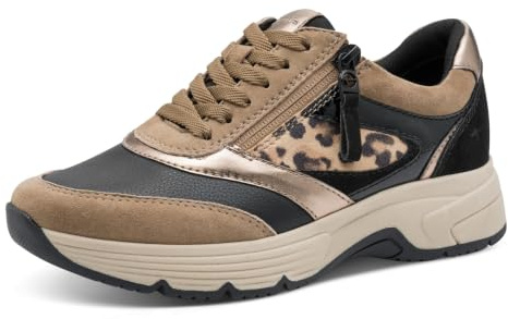 Tamaris Wide FIT Sneaker Materialmix Leder/Textil/Synthetik H-Weite