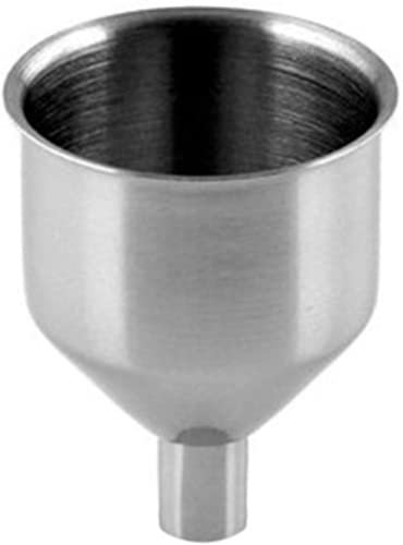 Funnel Stainless Steel Kitchen Metal Funnel Hip Flask Universal Funnel, Thicken Sanding Texture Solid Durable Classic Look, For Transferring Liquid Ingredients Clever