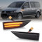 OZ-LAMPE LED Blinker Seitenblinker für VW Caddy T6 2015+, Blinker mit Canbus Fehlerfrei 2835 SMD, Schwarz, 2 Stück