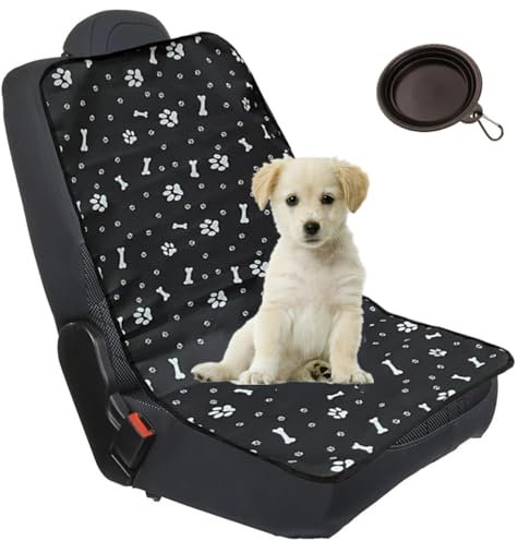 bangminda Funda Perros Coche Funda de Asiento Individual de Coche para Perro Protector Impermeable Resistente para Coche Perros Cubierta Universal para Perros para Asiento Coche SUV Camión