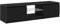 vidaXL TV-Schrank mit LED-Lichtern in Schwarz und Eiche, 140x40x35,5 cm, aus Holzwerkstoff