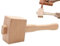 Schreinerklüpfel - Holzhammer, 25cm Holzklüpfel - langlebiger Buche-Hammer mit ergonomischem Griff für komfortables Eisschnitzen & präzises Arbeiten ohne Materialbeschädigung im Handwerkseinsatz
