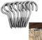 HABNI 8 Stück Schraubhaken, Deckenhaken Edelstahl,M8x100mm, Schraubhaken Groß, Haken zum Schrauben, Geeignet für Hängematten, Markisen, Hängesessel, Schaukelstühle, Festkabel, Blumenampel