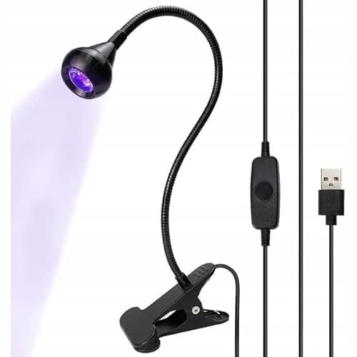 Rosfix UV Lampe – 3W Gänsehals | Wellenlänge 395-405nm, USB 5V | Aushärtung Soldermaske, Harz, Kleber | Professionelle LED Lampe für kosmetische & technische Anwendungen