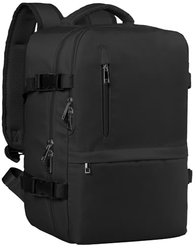 Hayayu für Ryanair Handgepäck 55x40x20 Rucksack Flugzeug Reiserucksack | Klein Handgepäck Rucksack Flugzeug Reiserucksack mit Laptopfach Diebstahlsicherer Tasche für Weekender Kurze Tirp