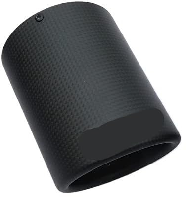 Auspuffblenden Carbon Fiber Auspuff Tip Schalldämpfer Endrohr Für E36 E39 E46 E60 E87 E90 F10 F20 F30(‎1pc-100mm-matte)