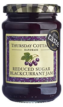 Thursday Cottage - Reduced Sugar Blackcurrant Jam - 315g