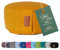 #DoYourYoga rundes Yogabolster - waschbarer Bezug, Bio-Dinkelspelz (KBA) Füllung, 30 x 15 cm, Yoga Kissen für Yin Yoga & Meditation - currygelb