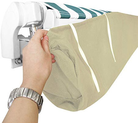 dDanke Wasserdichte Abdeckung für Terrassenmarkise, für den Garten, mit Aufbewahrungstasche (4 m)