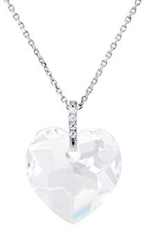 Essens Collana Cuore Swarovski in Argento 925 - Collezione Love Swarovski