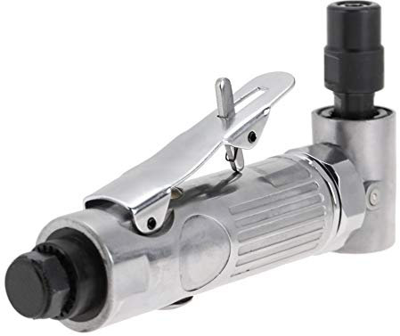Jectse Air Angle Die Grinder, 2000rpm, Right 90 Degrees, 1/4 Heavy Duty, Includes 1 * Pneumatic Die Grinder