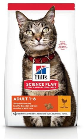 Hill's Adult 1-6 with Chicken - Dry Food for Adult Cats 7 kg