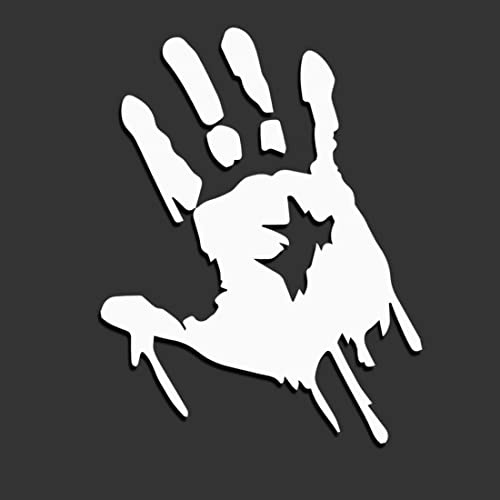 Decus Shop Zombie Hand XL 0229 (weiß) // Sticker OEM JDM Style Aufkleber