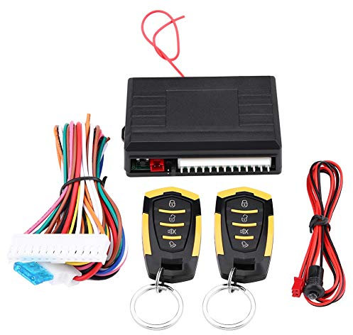 EVGATSAUTO Keyless Entry System, Autotürschloss Keyless Entry System Zentralverriegelung Fernbedienungssatz Universal Trunk Release