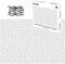 TINYOUTH 1000 Teile Groß Weiß Puzzle Zum Selbst Bemalen - 70cmx50cm 2mm Karton, Familienpuzzle Verringerter Druck, Schwieriges Rahmen Puzzle für Erwachsene Kinder 14+