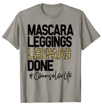 Mascara Leggings Leopard Fertig | Berater | Leben 2021 T-Shirt