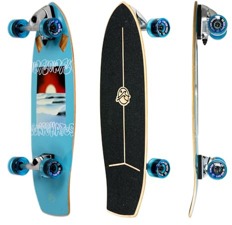 Flow Surf-Skateboard Grom 73,7 cm, Blau