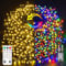 GlobaLink Outdoor Fairy Light 50m, 500 pcs LED Luces de Navidad Blanco Cálido y Color, 11 Modos con Control Remoto y Temporizador IP44 para Interior y Exterior Árbol de Navidad Decoración de Jardín
