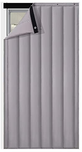 Thermoisolierter Türvorhang, Wintertürabdeckung, schalldichte Decke, Sichtschutzvorhänge, Wandteppich, winddicht, wasserdicht, warm, Kälteschutz, für Wohnzimmer, Garage, Haustür, Terrasse, Küche