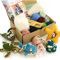 Woolbuddy Nadelfilz-Set, Meerestier-Filz-Sets für Anfänger, Erwachsene und Kinder, Basteln für Erwachsene, DIY, Filzpad, Anleitung (evtl. nicht in deutscher Sprache)