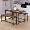 Vida Designs Brooklyn 4-Sitzer Essgruppe, Dunkles Holz