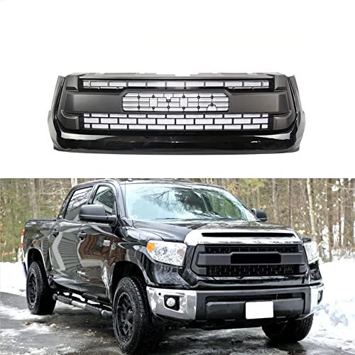 Auto Kühlergrill für Toyota Tundra 2014-2019, Auto Haube Frontstoßstange Kühlergrill, Kühler Front Grill Kühlergrill, Vorne Kühlergrill Auto-Styling Schutz Zubehör