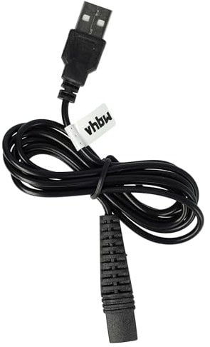 vhbw Ladekabel kompatibel mit Braun HC20 (5611), HC50 (5610) Rasierer - Netzkabel, 120 cm