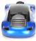 2.4GHz Wireless Car Mouse, 3D Sport Car Shape Ergonomic Optical Mice with USB Receiver, 1600 DPI Computer Mouse with LED Light for PC Laptop Computer Kids Girls Small Hands (Blue)