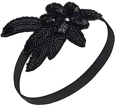 Bandeau Gatsby Xrten, Accessoires Vintage pour Femme et Fête Costumée