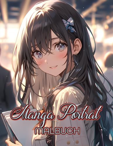 Manga Porträt Malbuch: Mit 50 niedlichen Kawaii-Porträt-Malseiten für Mädchen, Erwachsene und Kinder bietet dieses Buch für Anime-Liebhaber eine ... Erfahrung. (Anime Und Manga)