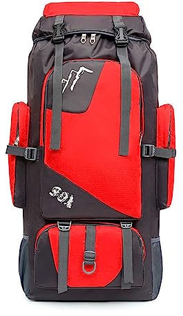 FLYIFE Trekkingrucksack 90 L Wasserdicht Trekkingrucksack Herren Damen Bergsteigen Rucksack Camping Rucksack mit Separatem Schuhfach,Großer Rucksack für Reisen Ripstop und undurchlässig