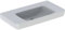 Geberit Renova Plan, Waschtisch mit Ablagefläche, 90x48 cm, ohne Hahnloch, ohne Überlauf, 501705, 501.705.00.8, Farbe: Weiß