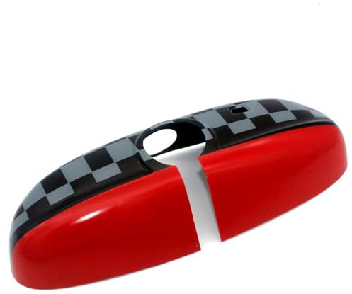 Rückspiegel Aufkleber Schutzabdeckung Kappe Case Innen Kompatibel mit Mini Cooper F Serie F54 F55 F56 F57 F60 2014+ (Auto Dim, JCW)
