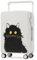 TUPLUS Valise Légère à roulettes-Valise de Voyage Grande Taille Valise Rigide avec Serrure TSA,Série Impressions(Blanc×Chat Noir,67.5×45.5×25cm,61L)