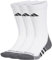 adidas Unisex PERFORMANCE CLIMACOOL CUSHIONED CREW 3P, White/Black, 6.5-8