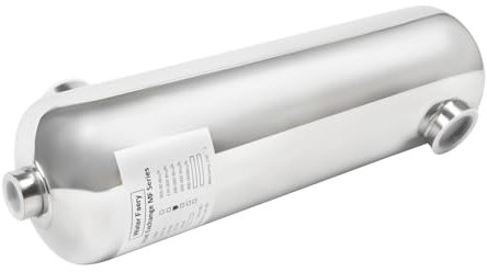DDZcozy Chauffage de piscine en acier inoxydable 60 kW Échangeur de chaleur pour système de piscine
