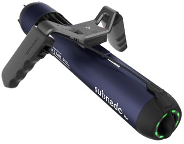 Waydoo Subnado Unterwasser-Scooter Lite, Wassersport-Tauchscooter mit abnehmbarem Griff, kompakter und tragbarer Wasserscooter für Erwachsene und Kinder, vielseitig einsetzbarer Sea Scooter, Blau