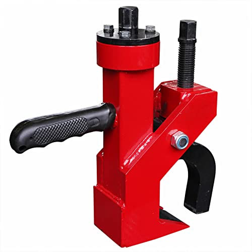 HFGVBDNE Universal Manual Pneumatic Tire Changer Tool Tyre Bead Breaker Removal Machine Tire Removal Leverage Tool Garage Workspace Metal Tool Helper for Car Motorcycle Truck Tractor ATV (Red