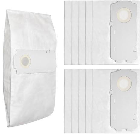 10 Stück 204308 Staubsammler Mini Beutel - Kompatibel mit Festool Ct Mini/Ct Mini I/Ct Midi/Ct Midi I/CT 15 ab 2019, Staubabsauger, große Kapazität, Ersatz-Staub-Einwegbeutel