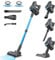 Aspirateur Balai sans Fil N300, 25KPa & 2 Vitesses, Aspirateur sans fil 175W, Aspirateur Léger, 50Min Autonomie, 6 en 1 Aspirateur Balai sans Sac pour Les Poils d'animaux, Tapis, Canapé, Voiture