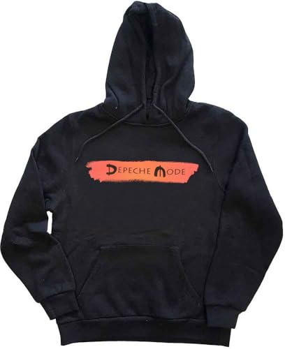 Rock Off officially licensed products Depeche Mode Hoodie Red Band Logo Violator Global Spirit Tour Pullover M