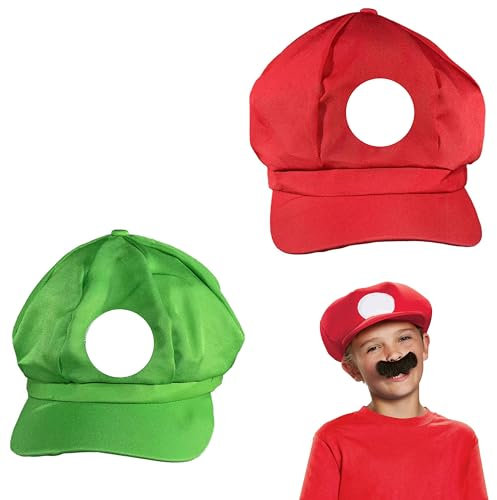 2 Mari Cap, Mari Cap Children, Mari Baseball Cap, Mari Cap Children, Hat Outdoor, Gifts for Children, Can Be Used for Role Play, Baseball Cap Children