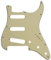 Pickguard de guitare Fender Player Stratocaster Floyd Rose SSS (3 plis, jaune vintage)