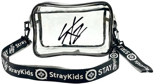 PYTRARTY Stry Umhängetasche Damen，Stry Crossbody Bag，SKZ Damen-Schultertaschen，SKZoo Shoulder Bag Women，Durchsichtig Handtasche，Kosmetiktasche，ein Geschenk für Fans