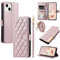 Coque avec Cordon pour Realme 9 Pro/Realme V25/Realme 9 5G, [Housse en Cuir PU Premium] [Etui à Rabat] [Pochette de Portefeuille], Étui de Protection pour Realme 9 Pro/Realme V25/Realme 9 5G(Rose)