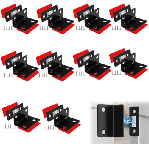 WhizNook 10 Pièces Aimant Porte Placard Autocollant