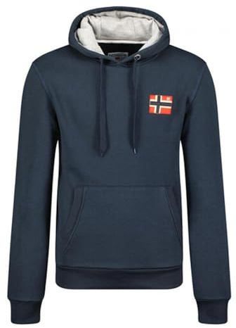 Geographical Norway Kapuzenpullover, Marineblau, für Herren, Fondant