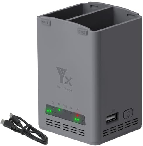 Chargeur rapide de batterie 100 W adapté pour DJI Mini 5 Pro/Mini 4 Pro/Mini 3 Pro/Mini 3 Drone Portable Double Batterie Chargeur Hub Maintainer Drone Accessoires
