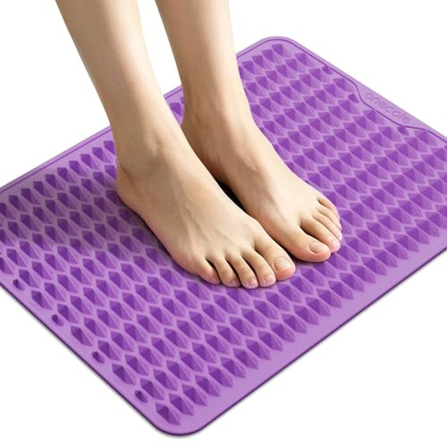 Akupressurmatte für die Fußmassage, Silikon-Reflexzonenmatte | Tragbare Fußmatte zur Linderung von Plantarfasziitis und zur Muskelentspannung